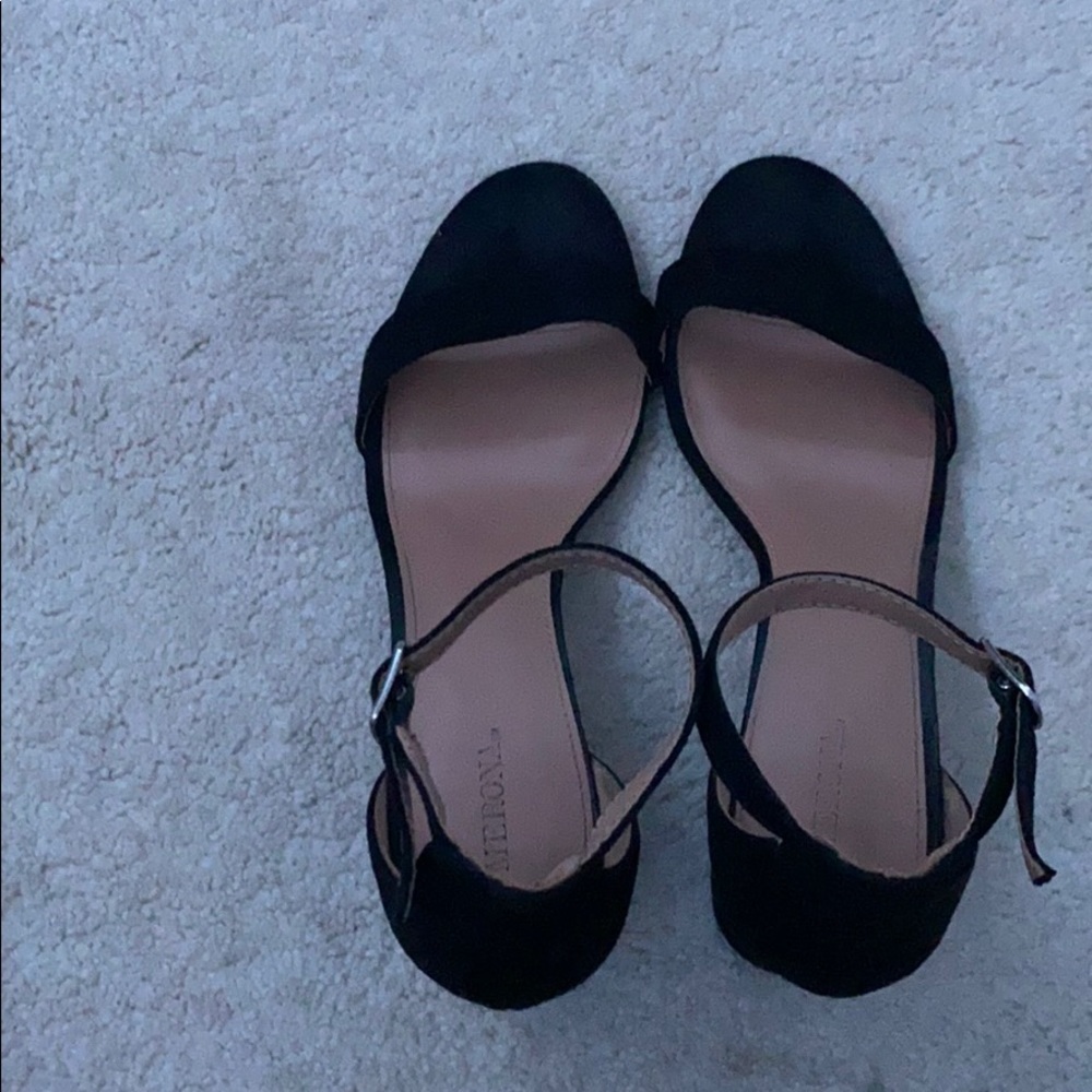 black heels